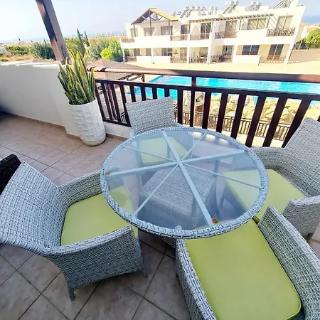 Apartment Stunning C106 With Balcony Looking Over Pool Peyia